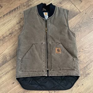 vintage Carhartt duck vest 80s small